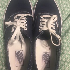 Vans Navy Sneakers men’s 9.5 Ladies 11